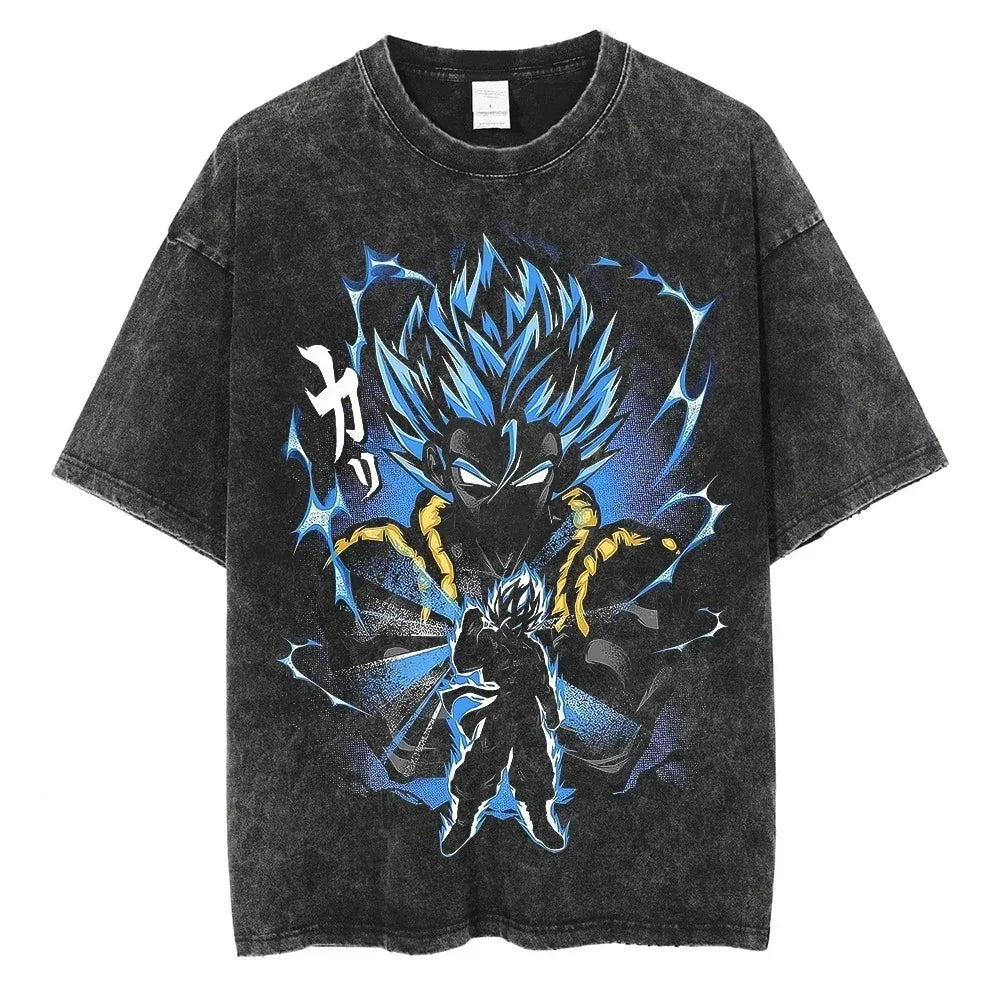 Dragonball Ultra Instinct Goku Vintage Tshirt Gray