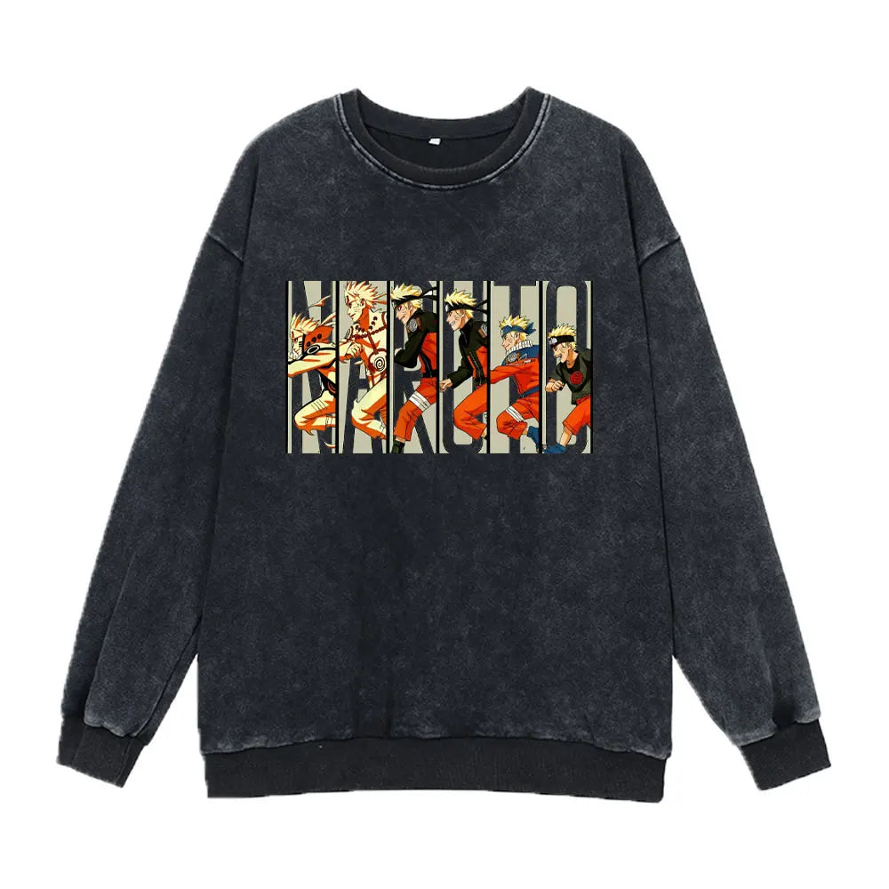 Naruto Full Sweatshirt Black8