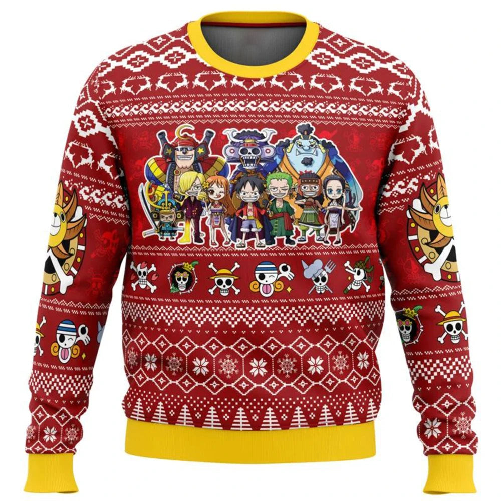 Luffy Gear 5 Ugly Christmas Sweater (Kids) Style 1