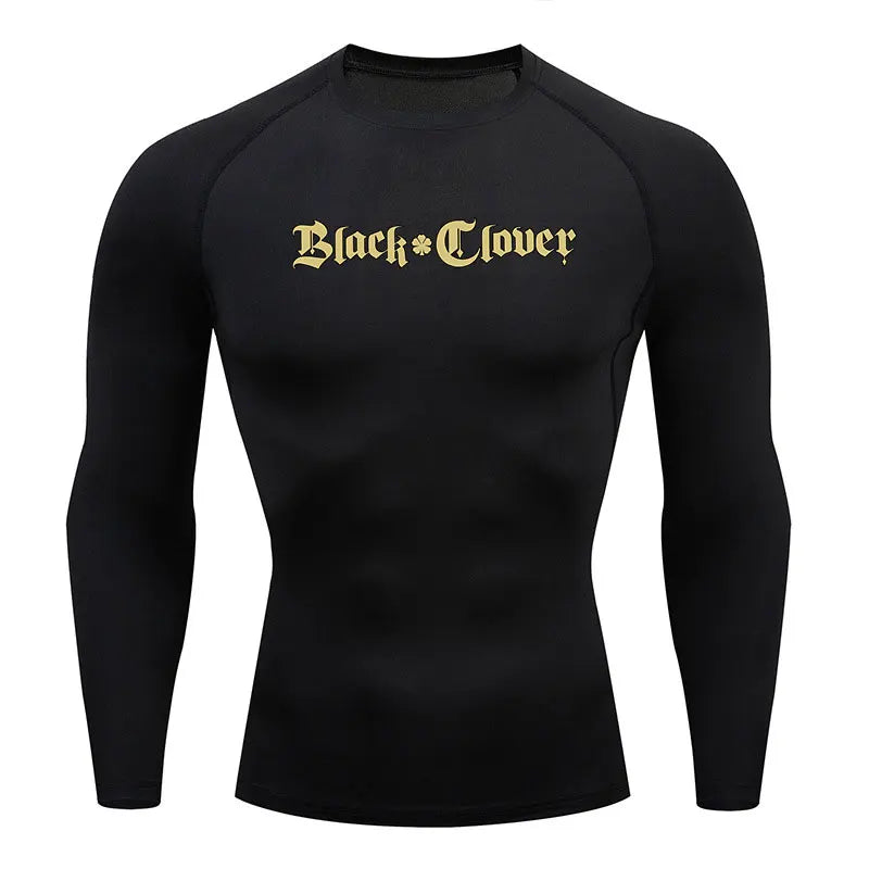 Black Clover Gym Fit Tshirt black12