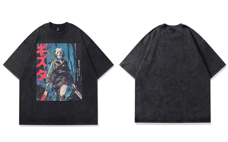 Anime Jessica Voorhees Vintage Tshirt Black