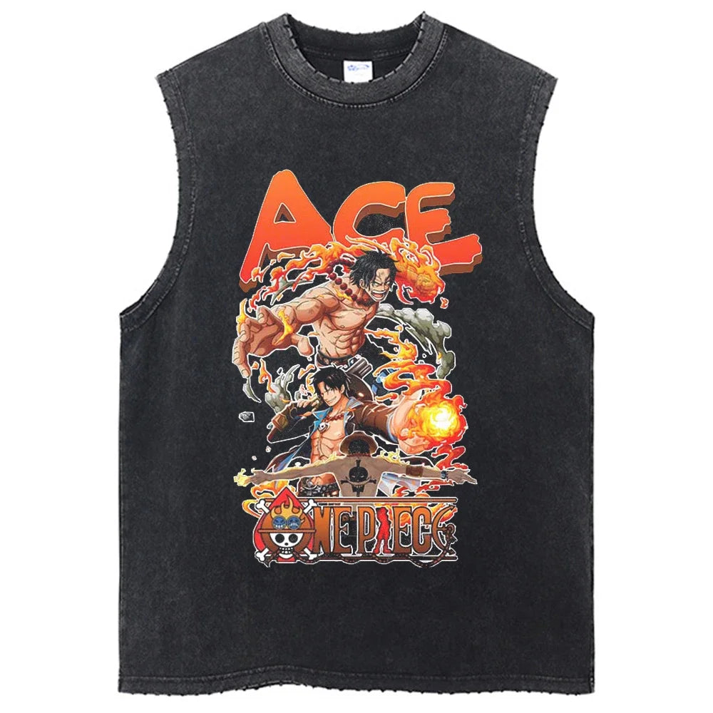 One Piece Luffy Tanktop Style 8