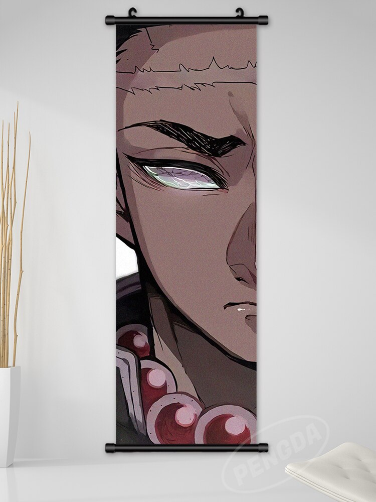 Demon Slayer Painting Wall Poster  High Quality Anime Scroll Poster –  OTAKUSTORE