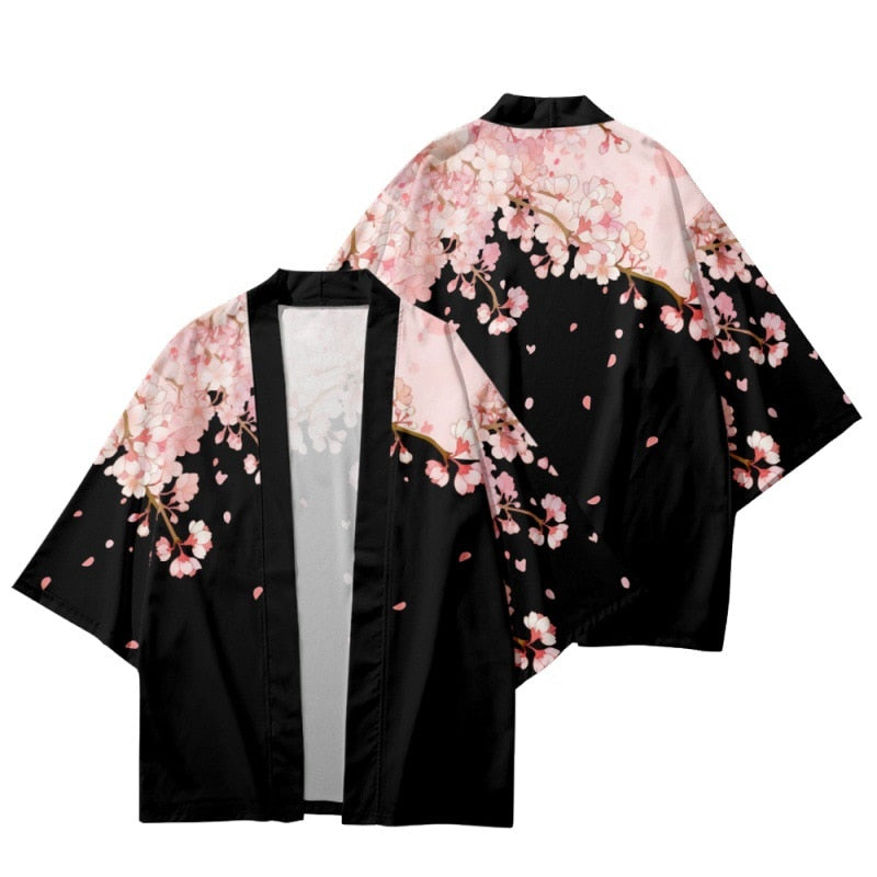 Japanese Style Cat Samurai Kimono Dress