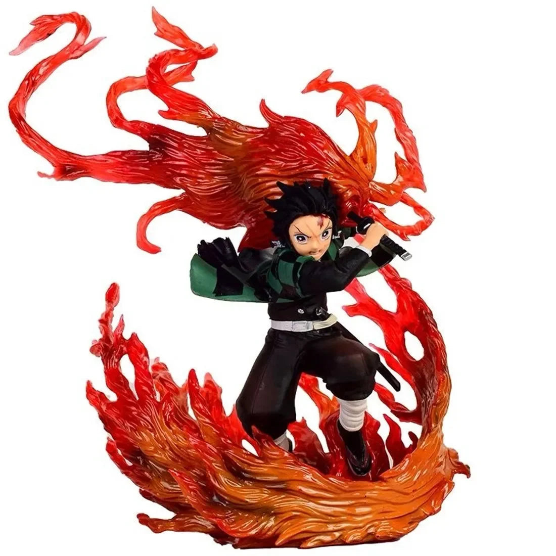 Demon Slayer Demon King Tanjiro Anime Figure Tanjiro 23cm with box