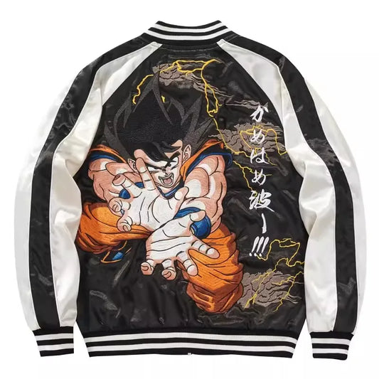 Dragonball Goku Embroidered Jacket Black