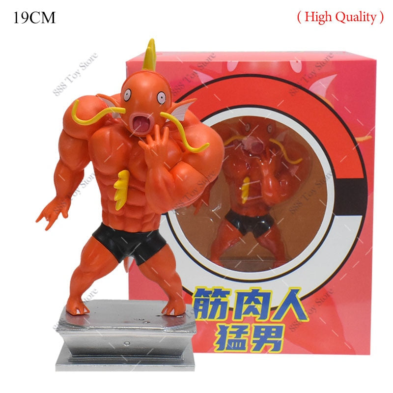 Anime Pokemon Muscle Man Action Figure muscle Magikarp 1
