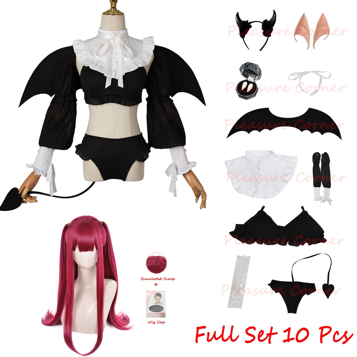 Rizu Kyun Cosplay Costume My Dress Up Darling Full set with wig