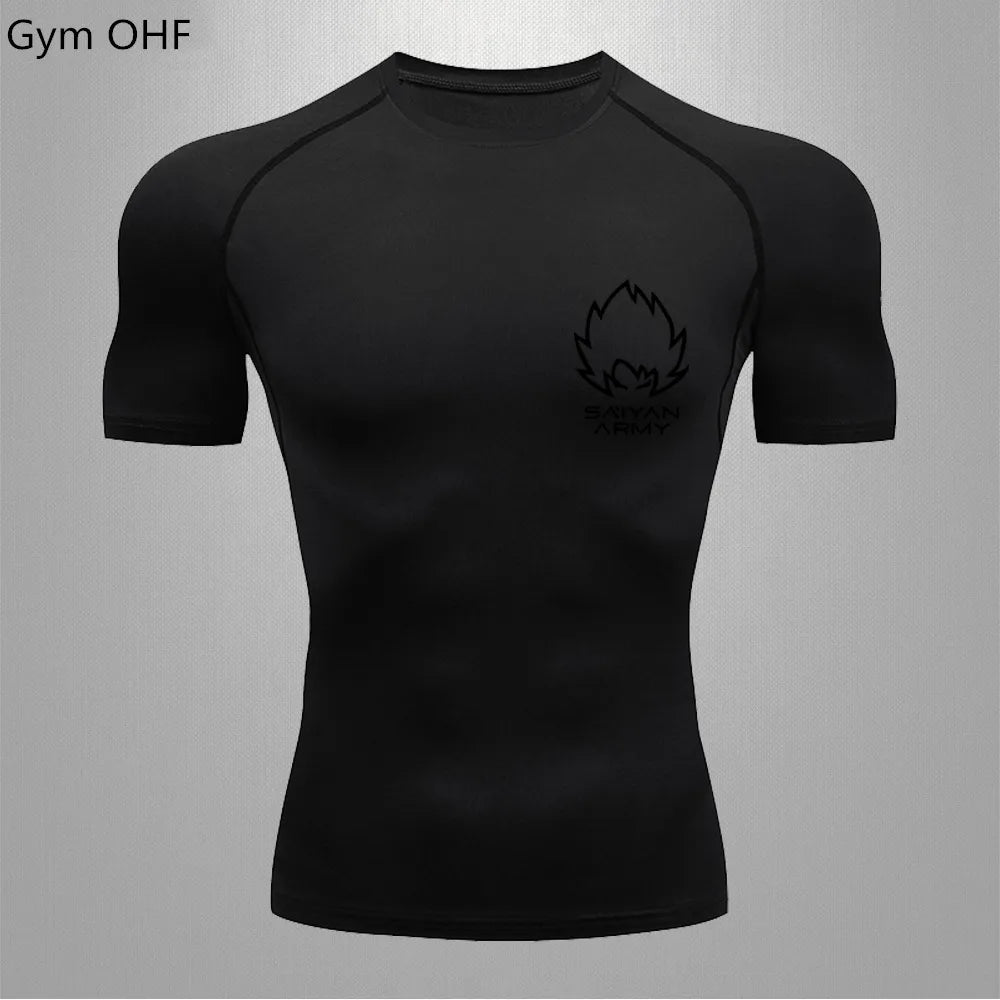 Goku Gym Fit T Shirt black-3