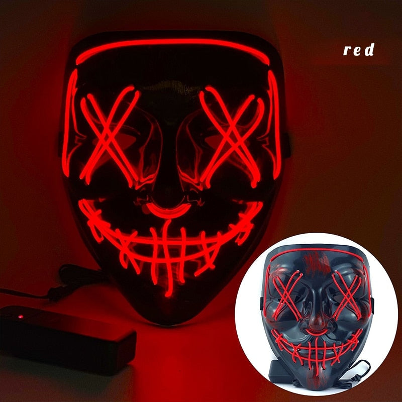 Anime Style Mask for Halloween Red