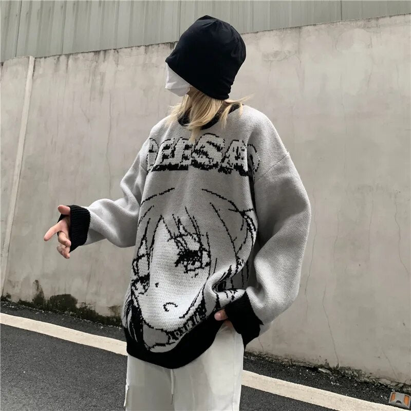 Japanese Anime Girl Sweater