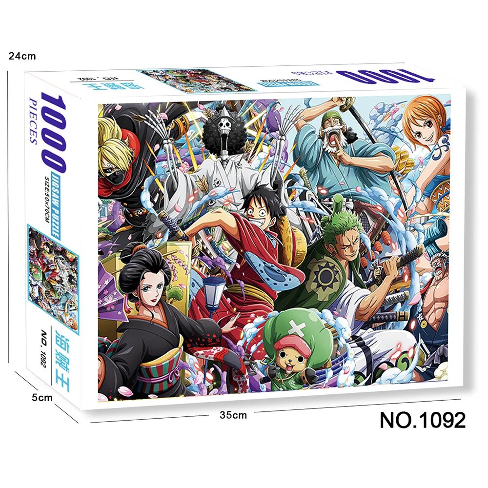 Onepiece Puzzle 1000 pcs, High Quality Anime Zigsaw Puzzle
