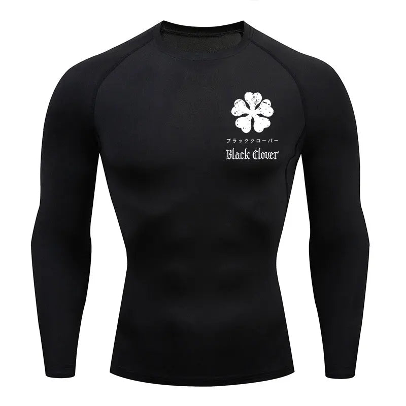Black Clover Gym Fit Tshirt black4