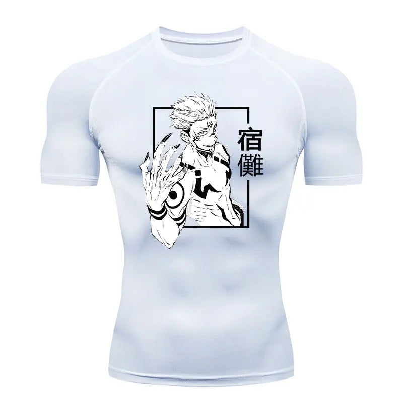 Jujutsu Kaisen Gym Fit T-shirt white13