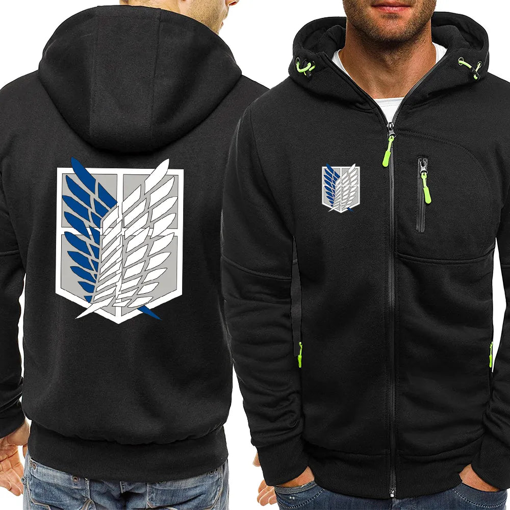 Attack On Titan Wing Of Liberty Hoodie Black