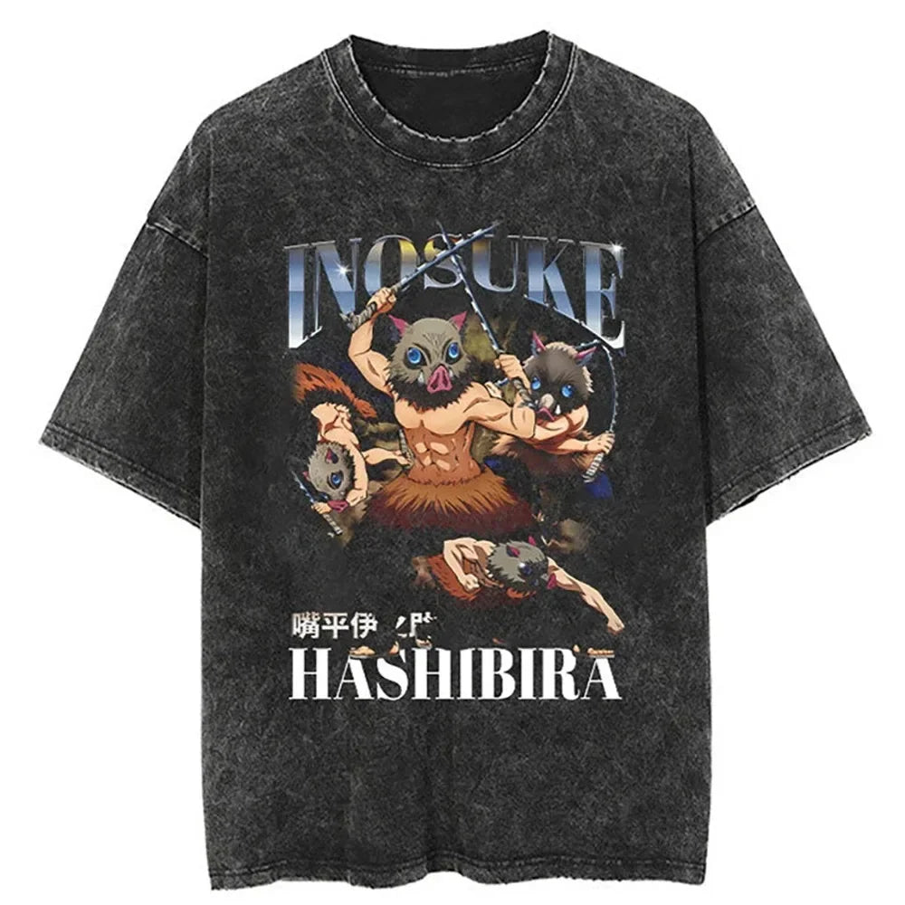 Demon Slayer Hashira Vintage Tshirt Style 6