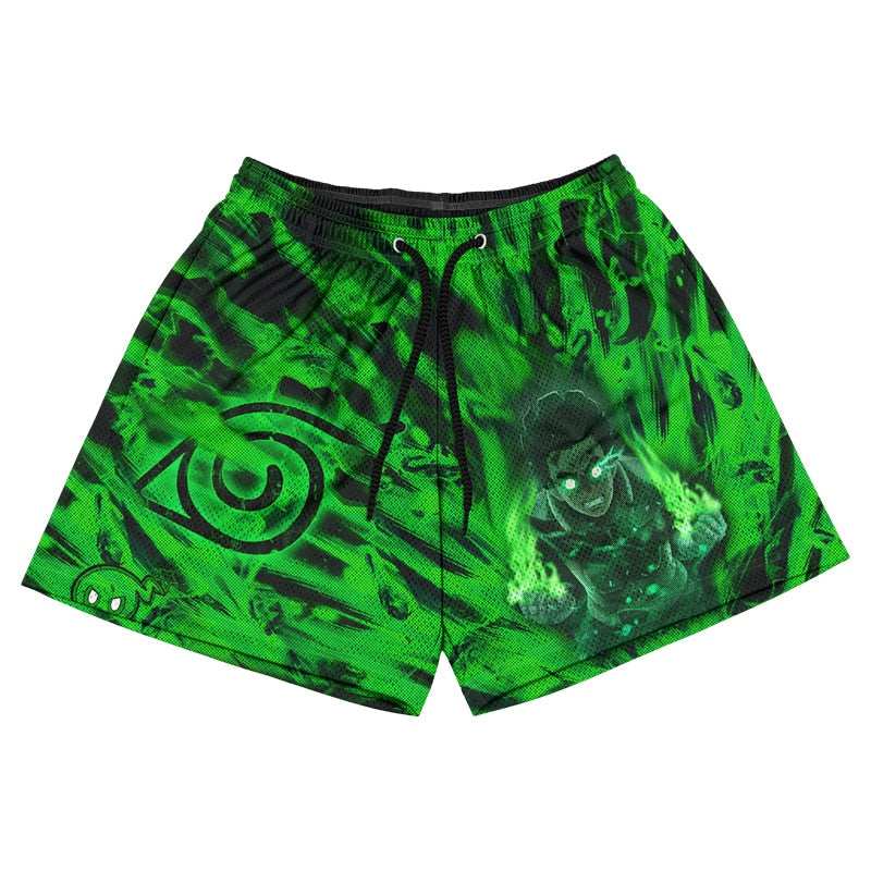 Naruto Anime Gym Shorts for Fitness Workout Style 8
