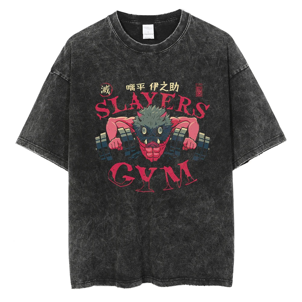 Demon Slayer Rengoku Vintage Tshirt Black 11