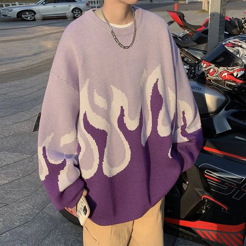 Anime Violet Sweater purple