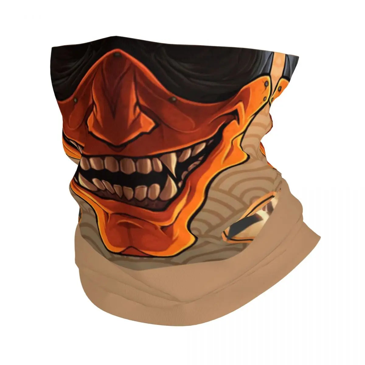 Komainu Samurai Oni Neck Warmer Scarf 8