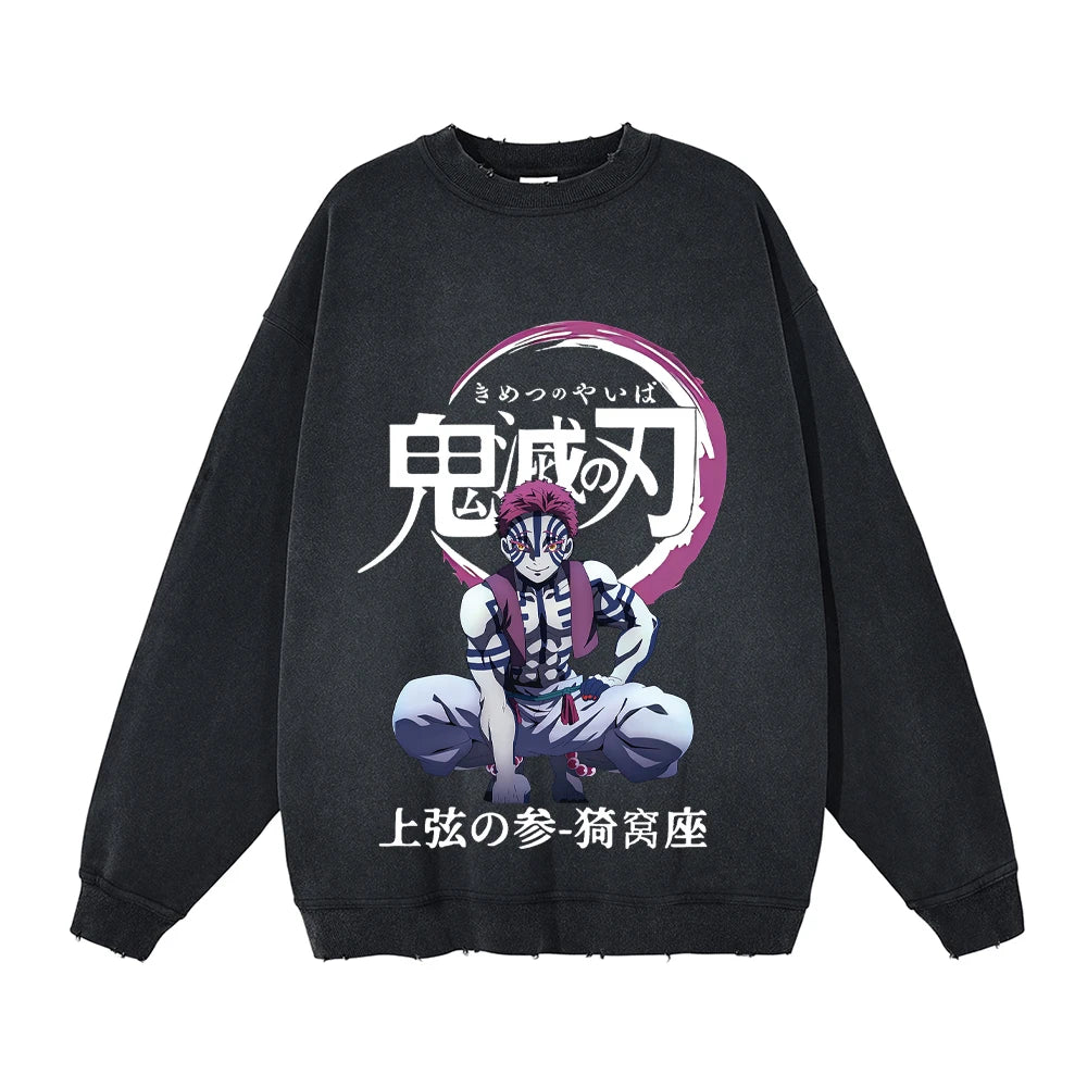 Demon Slayer Sweatshirt Black1