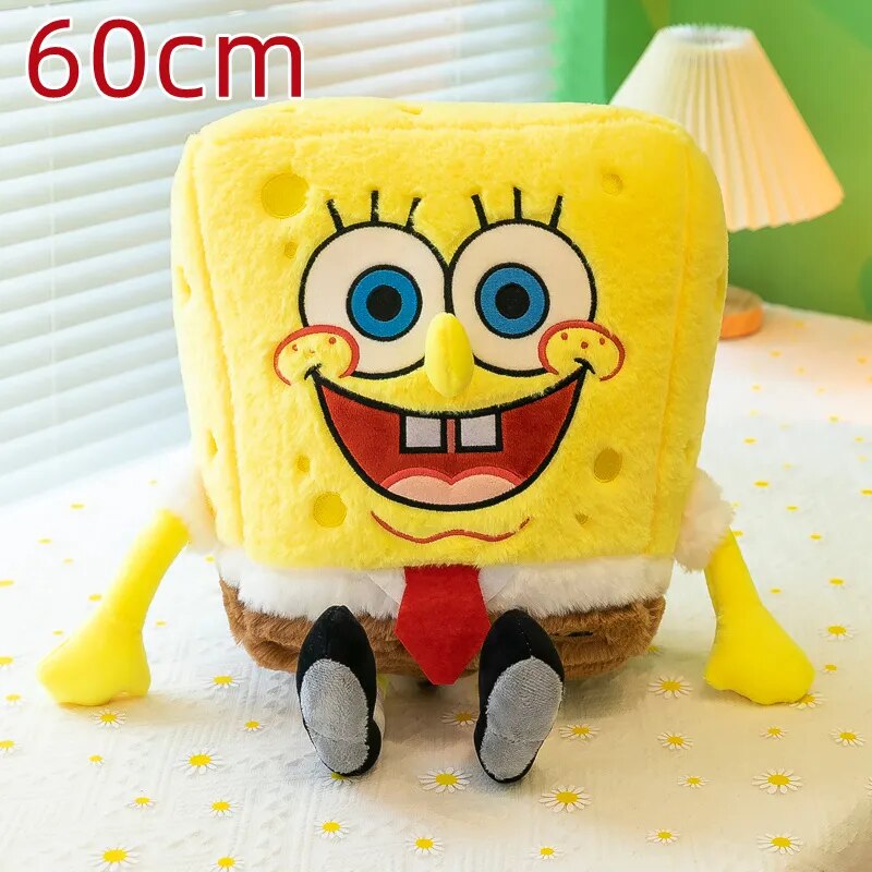 Kawaii Sponge Bob Plush Toy yellow 60cm