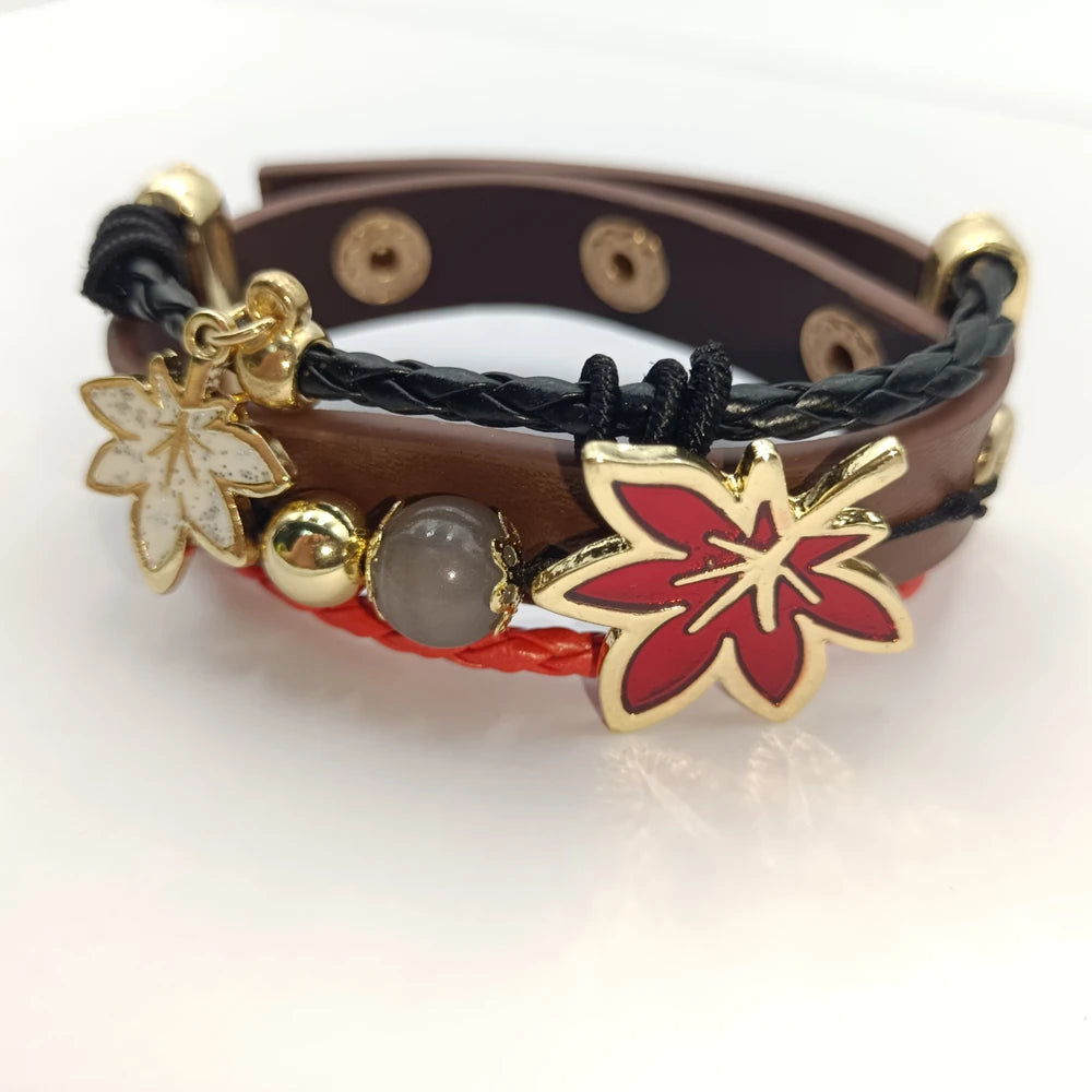 Genshin Impact Leaf Anime Bracelet