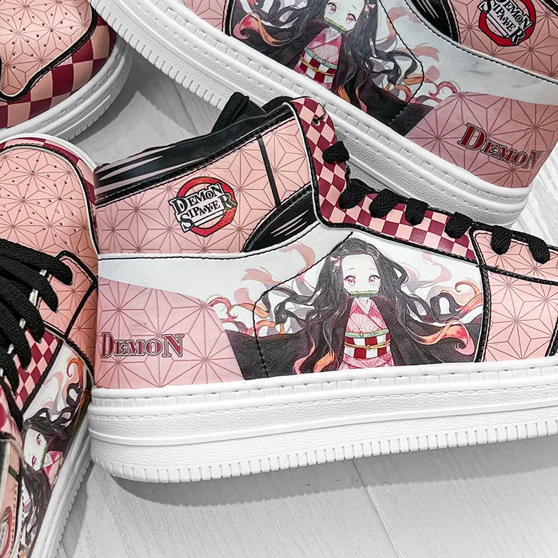 Demon Slayer Nezuko Shoes | High Quality Anime Shoes | Anime Sneakers ...