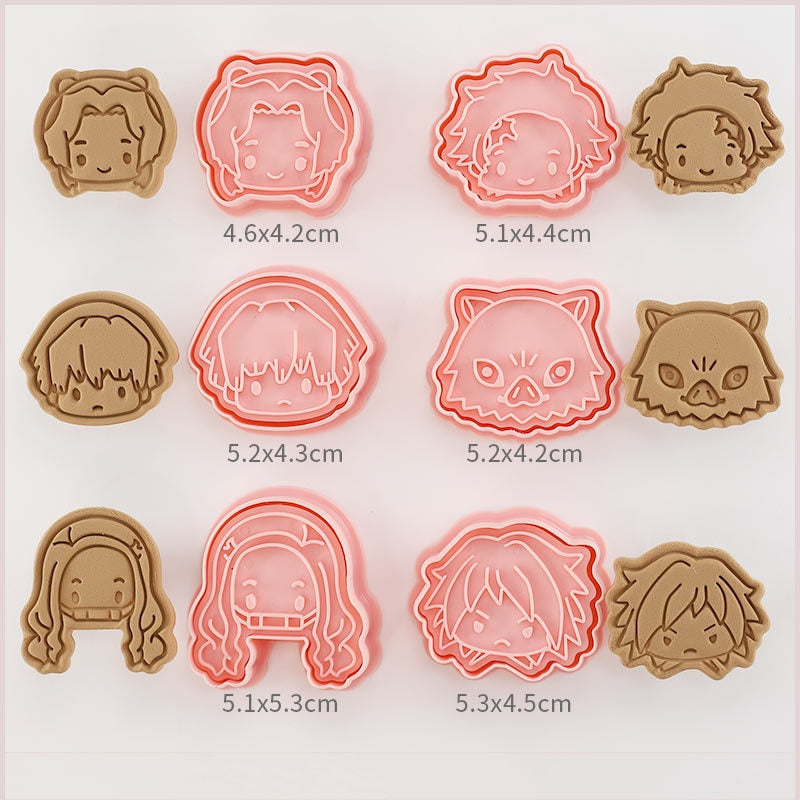 Demon Slayer Anime Cookie Cutter 6Pcs/set