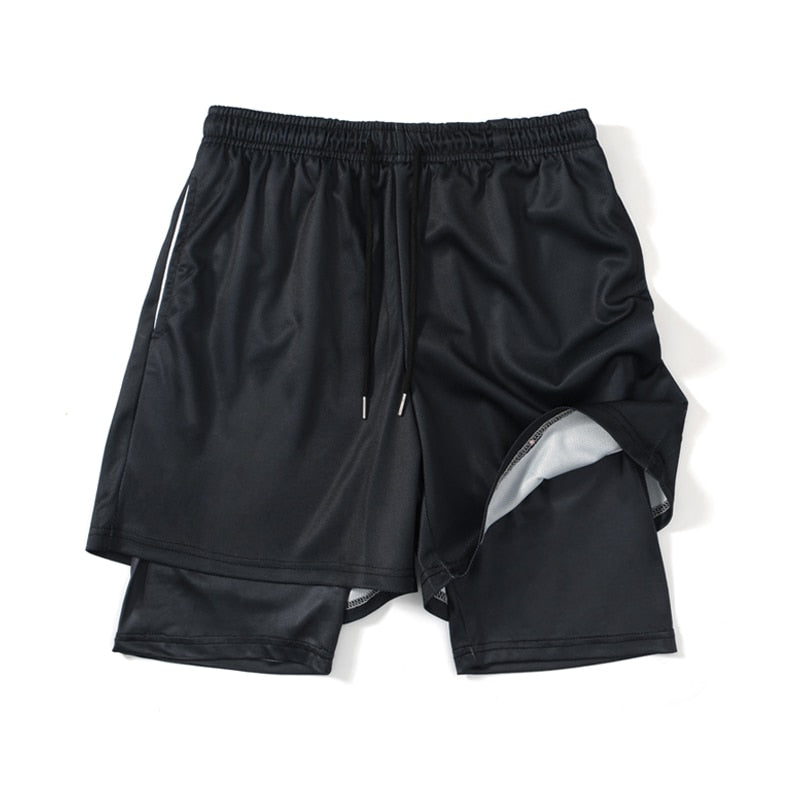 Attack on Titan Gym double layered Shorts Black12