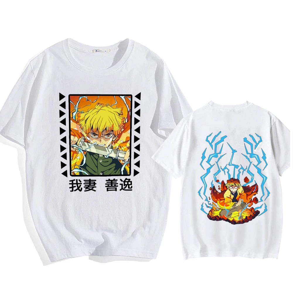 Demon Slayer Muichiro Tokito Anime T-Shirt white2