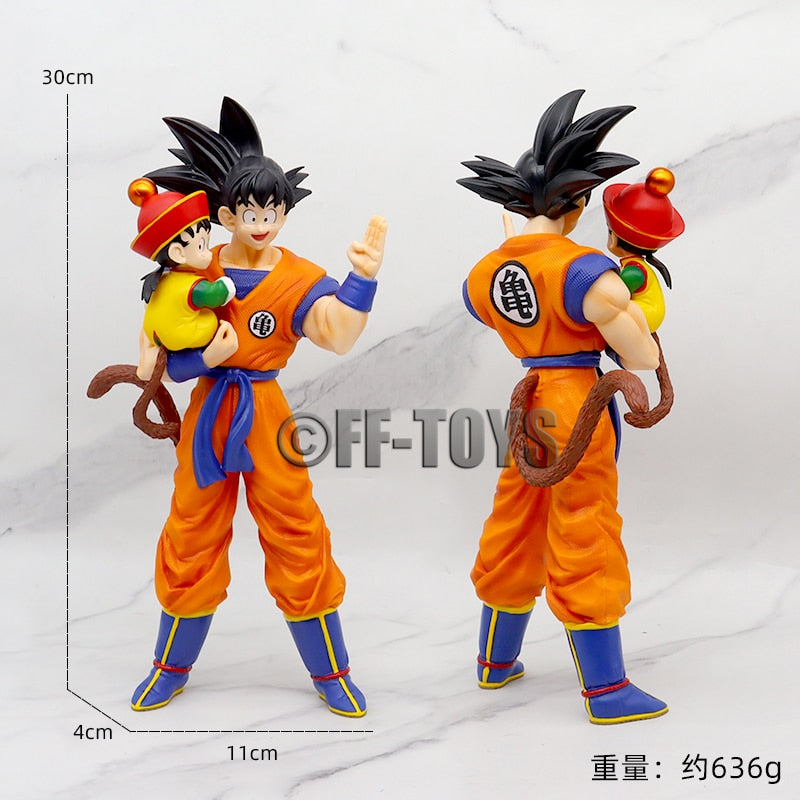 Dragon Ball Son Goku with Gohan Figure Pvc Action Figure