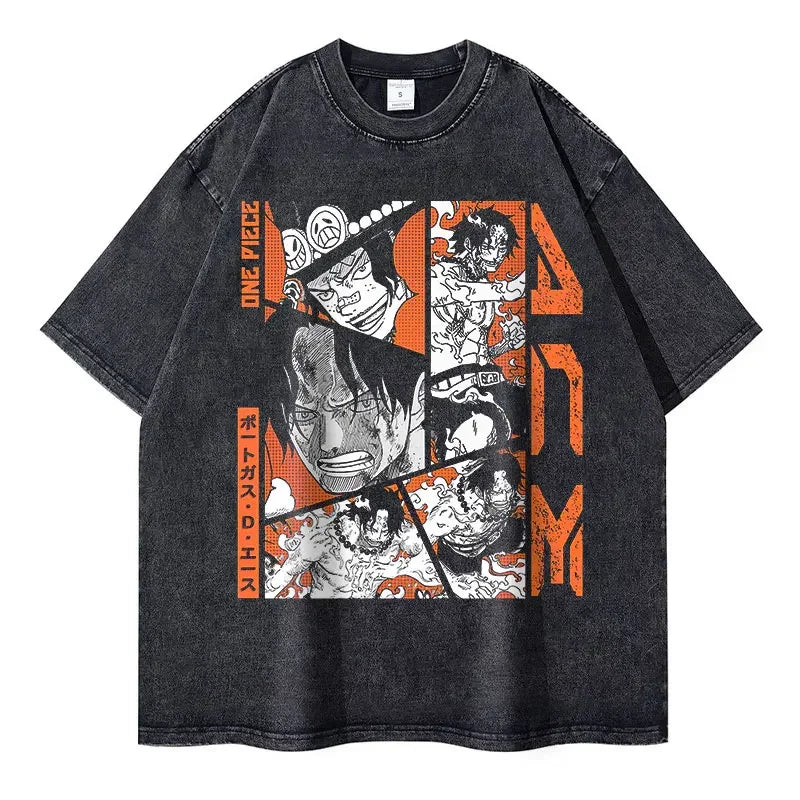 One Piece Oversized Washed T-shirt 12