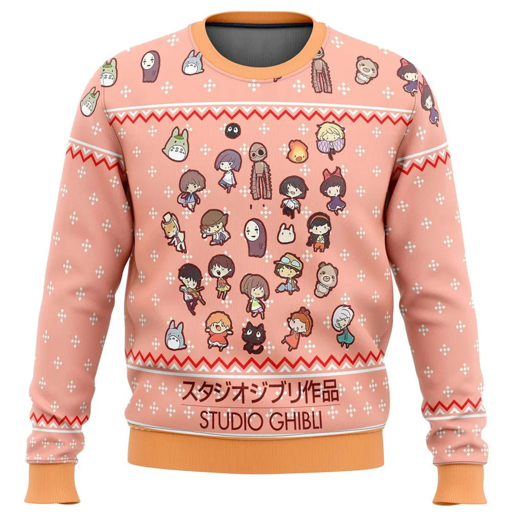 Studio Ghibli Ugly Christmas Sweater Style 15