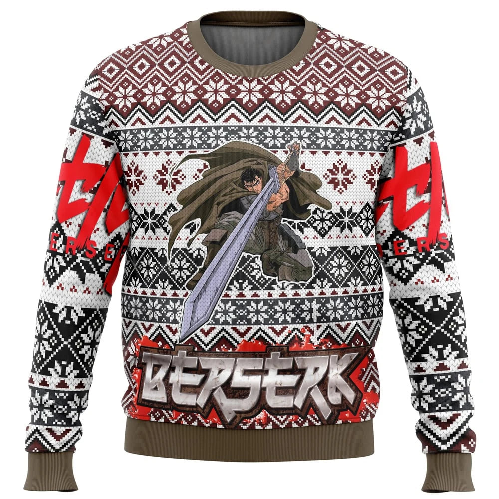 Berserk Guts Ugly Christmas Sweater Style 2