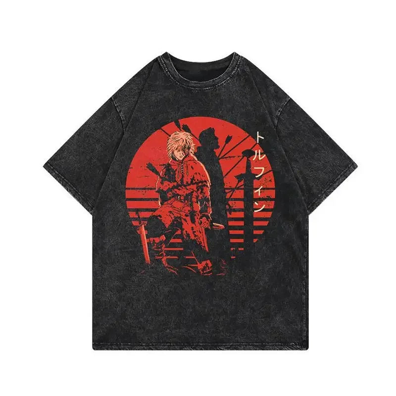 Vinland Saga Anime Vintage T-shirt Style 4