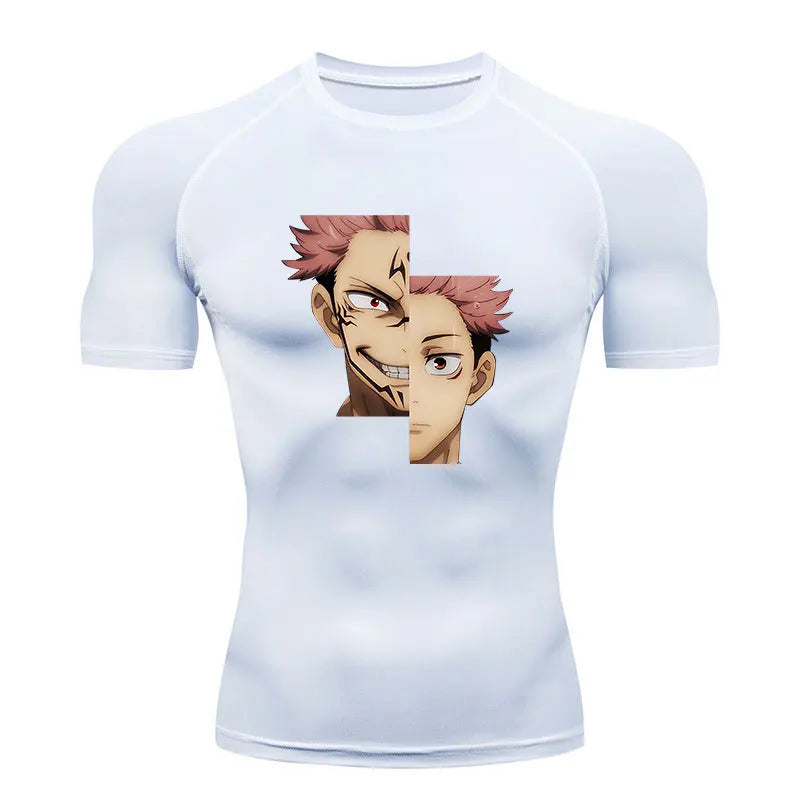 Jujutsu Kaisen Gym Fit T-shirt white6