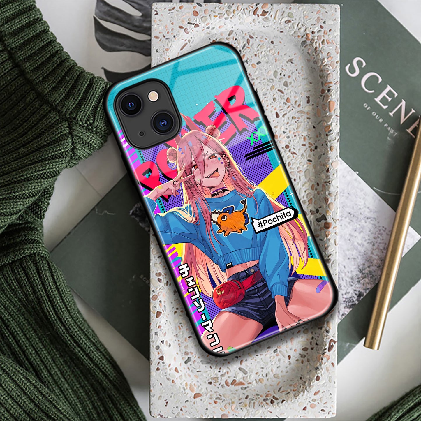Power Chainsaw Man Anime Soft Silicone Case