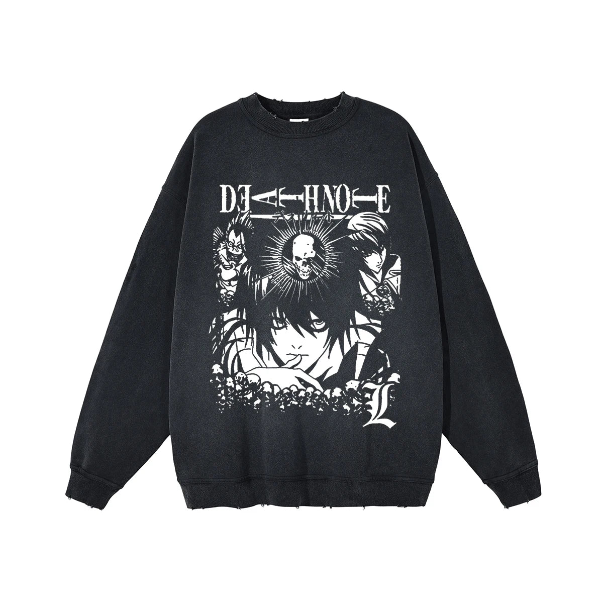 Death Note Round Neck Sweatshirt Style 9