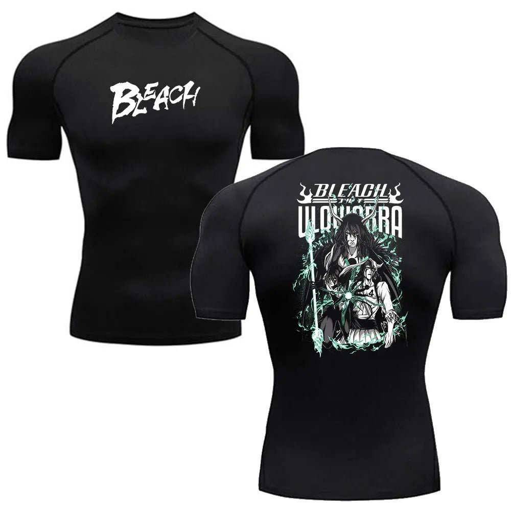 Bleach Gym Fit Tshirt Black1