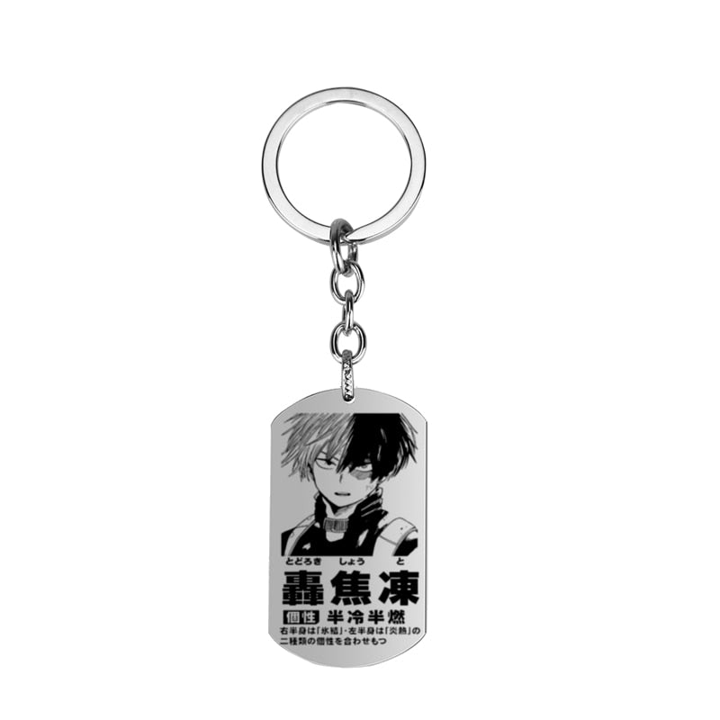 My Hero Academia Anime Dog Tag Necklace S3 Todoroki Shoto 1