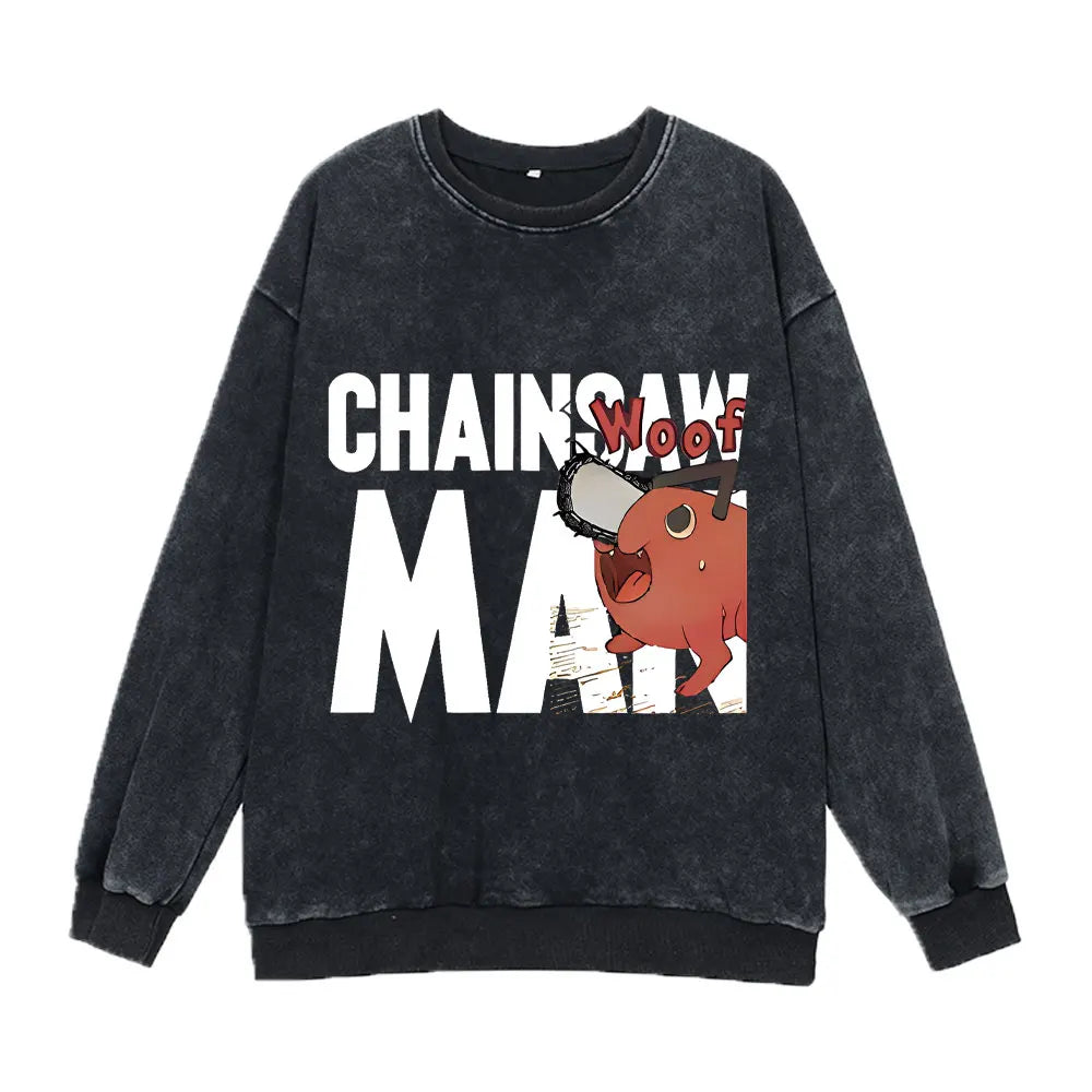 Chainsaw Man Washed Sweatshirt