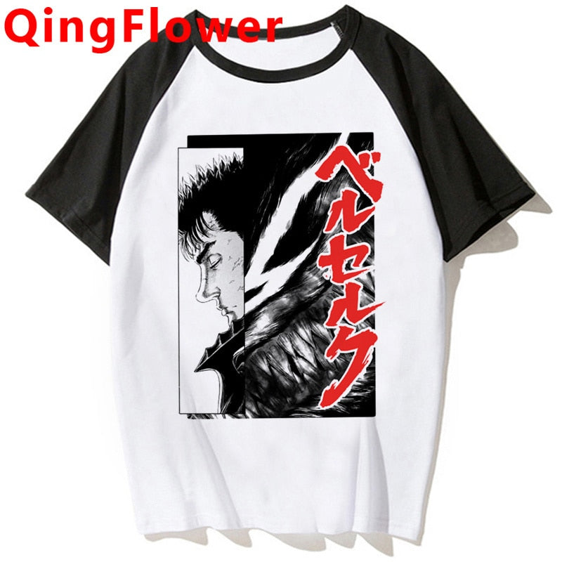 Berserk Gatsu Vintage Anime T Shirt style 5
