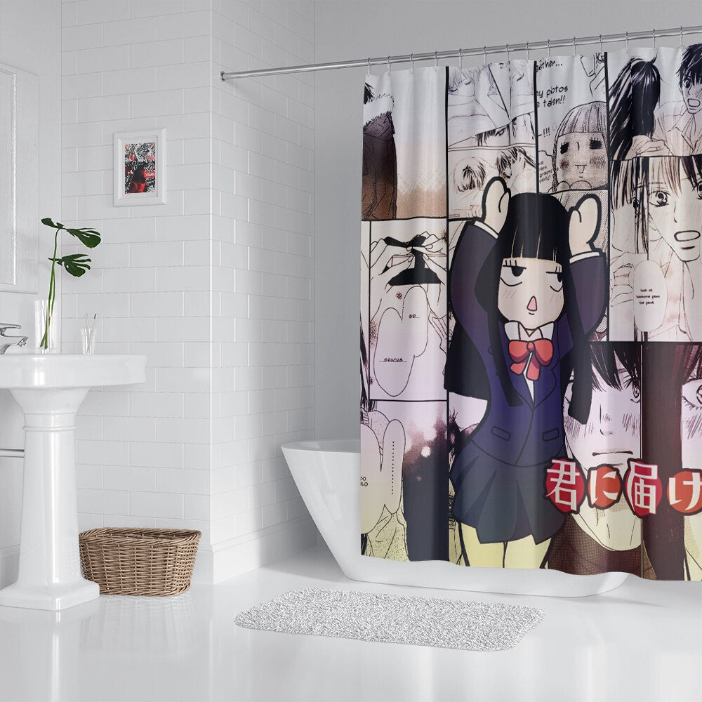 Pastel Shower Curtain, 71x74 inches, Fairy Kei, Aesthetic and Psychedelic Bathroom  Decor, Anime Art, Yume Kawaii Home - Daruma | Abysm Internal