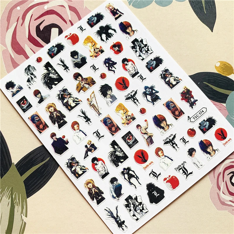 Jojo Bizarre Adventure Anime Acrylic Nails Sticker Style 11