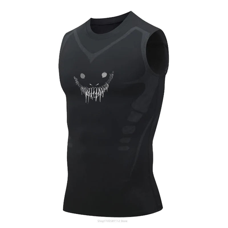 Berserk Compression Sleeveless Vest Black 3