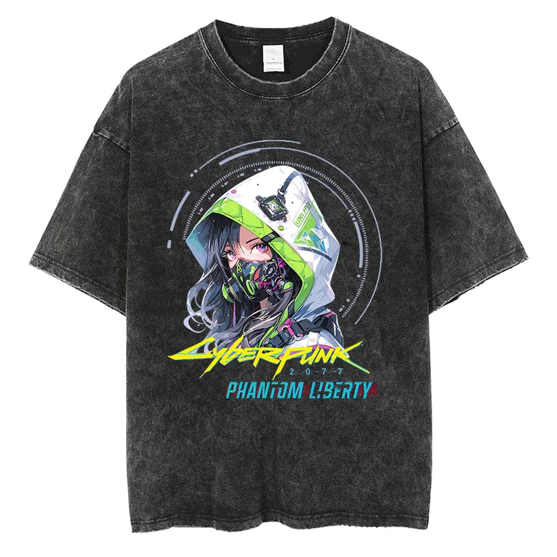 Cyber Punk LUCY Vintage T Shirt Style 7