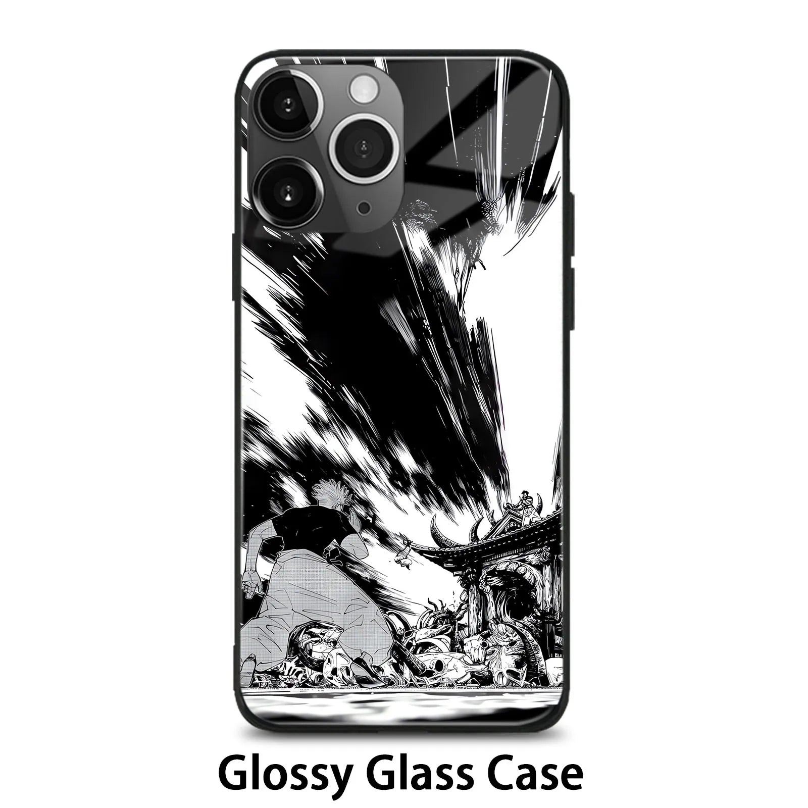 Gojo Vs Sukuna Iphone Case Glass