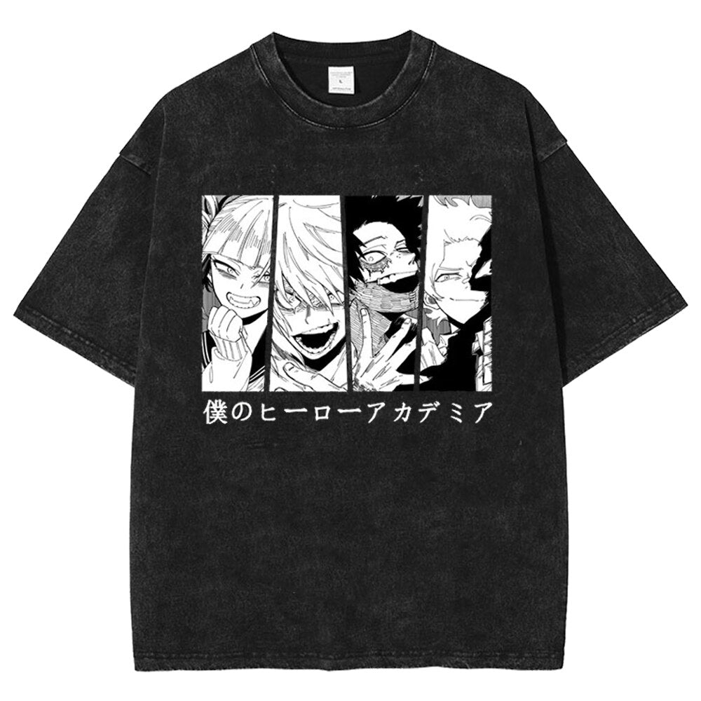 Boku no Hero Academia Vintage Washed T Shirt
