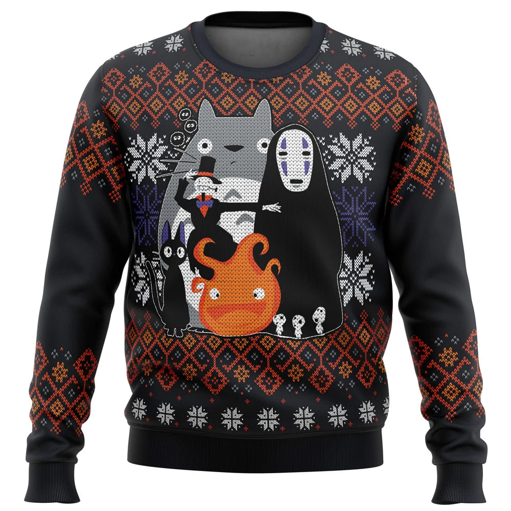 Studio Ghibli Ugly Christmas Sweater